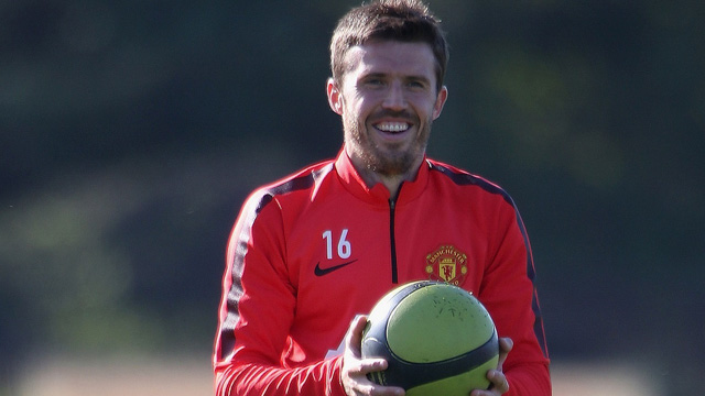 Michael Carrick training