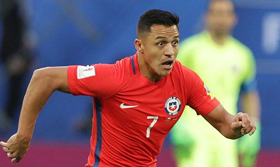 Alexis Sanchez Man United Chile