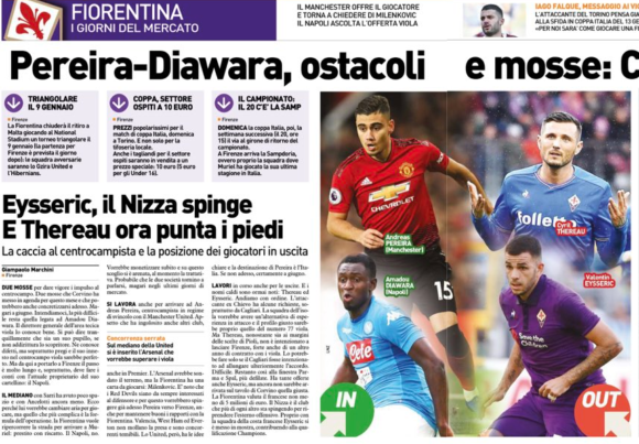 La Nazione Milenkovic Pereira