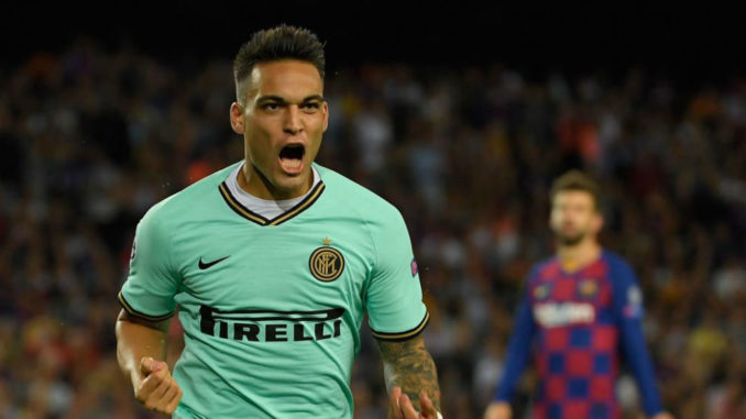 Inter Milan Lautaro Martinez vs Barcelona