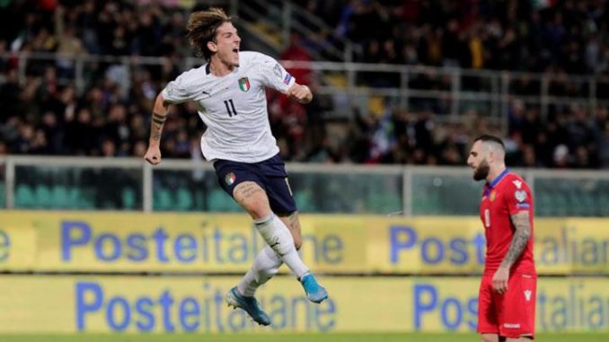 Nicolo Zaniolo Italy vs Armenia