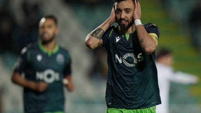 Bruno Fernandes Sporting CP celebration