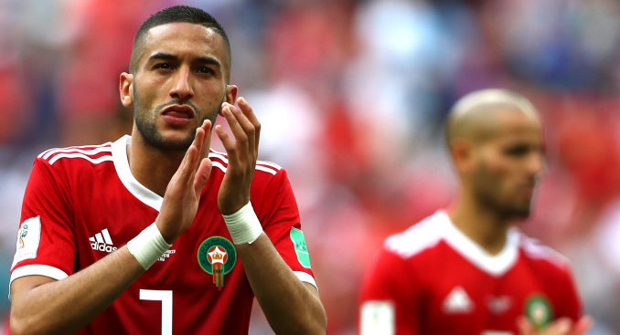 Hakim Ziyech Morroco and Ajax playmaker