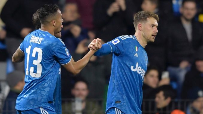 Juventus' Aaron Ramsey vs SPAL