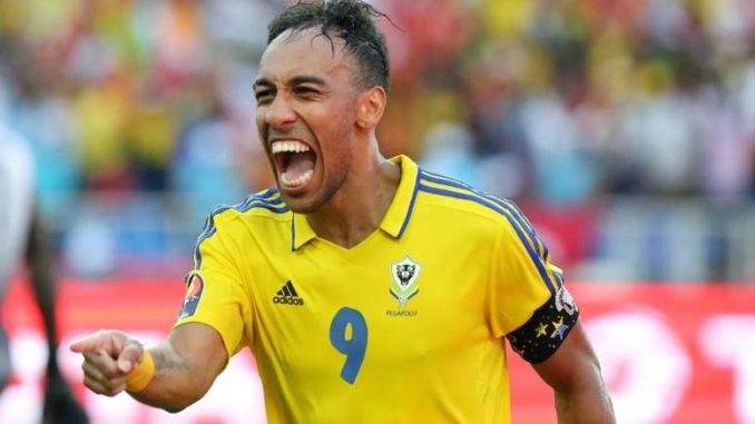 Arsenal star Aubameyang playing for Gabon