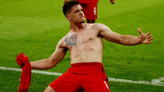 Luka Jovic Serbian Striker