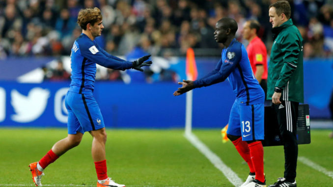 N'Golo Kante and Griezmann