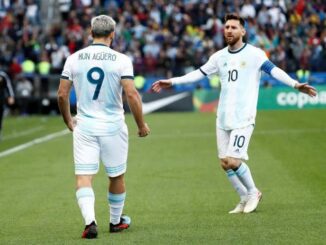 Aguero and Messi Argentina