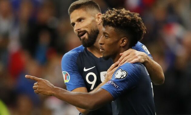 Coman and Giroud France