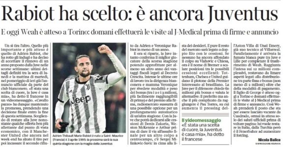 Corriere Torino - Man Utd Bremer