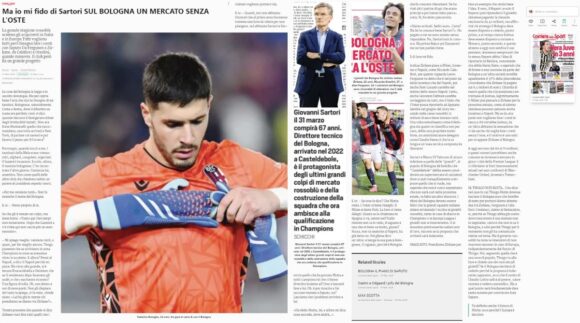 Corriere dello Sport - Zirkzee - 21 March 2024