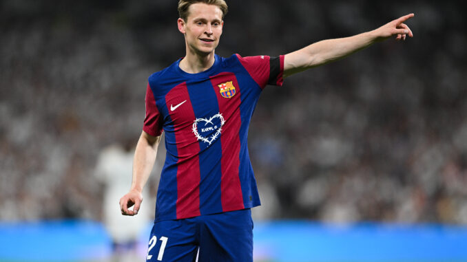 Frenkie de Jong of Barcelona