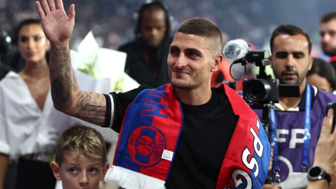 Italian midfielder, Marco Verratti