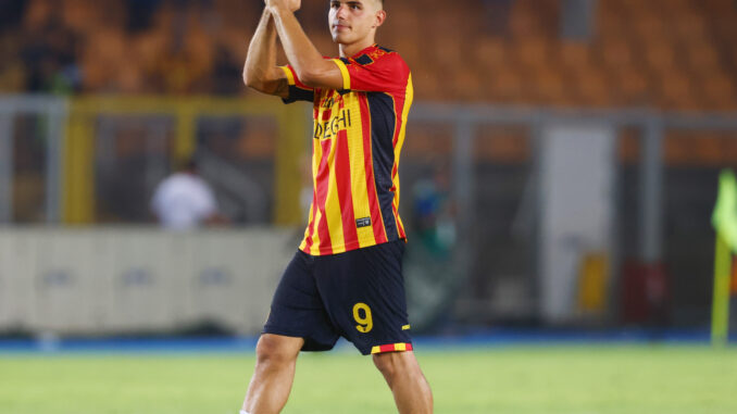 Lecce Nikola Krstovic (Photo by Maurizio Lagana/Getty Images)