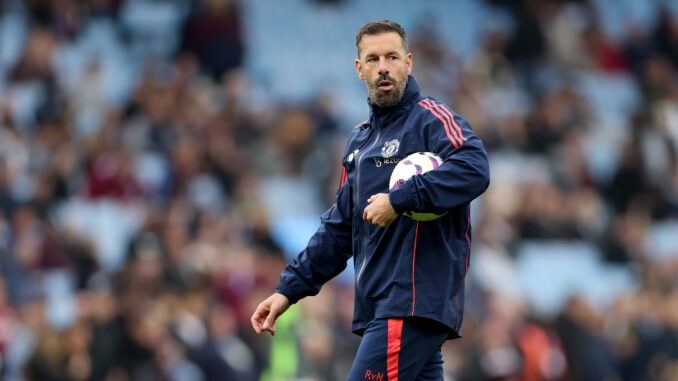 Ruud van Nistlerooy Man Utd coach - (Photo by Carl Recine/Getty Images)