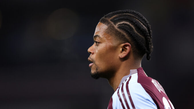 BIRMINGHAM, ENGLAND - JANUARY 29: Leon Bailey of Villa during the UEFA Champions League 2024/25 League Phase MD8 match between Aston Villa FC and Celtic FC at Villa Park on January 29, 2025 in Birmingham, England. (Photo by Julian Finney/Getty Images)